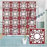 Hanging Room Divider, Indoor Wood Plastic Living Room Partitions Panel Screen,Anti-Cracking Hollow Out Kitchen Entrance Hall Decoration Screen,29/39cm