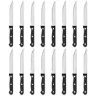 Steak Knives Set of 16, Triple Rivet Steak Knives, Serrated Steak Knives, Sta...