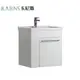 【CERAX洗樂適衛浴】60CM單孔瓷盆+PVC發泡板單門烤漆浴室櫃、吊櫃(AR-0631)