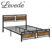 Metal Bed Frame Queen Mattress