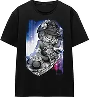 [Garfield] Unisex Adult DJ Lazy T-Shirt