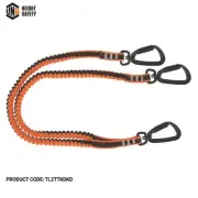 LINQ Twin Tail Tool Lanyard + 3 x Double Action Karabiners