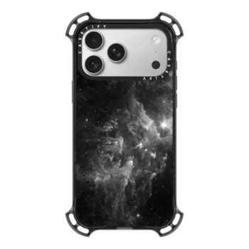 iPhone 17 Pro Max Bounce Case MagSafe Compatible Black Space Marble