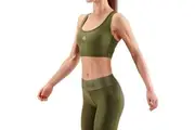 Skins Women's Series-3 Activewear Active Bra Khaki