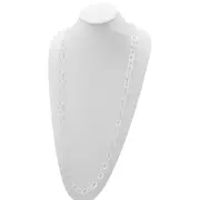 Sterling Silver Fancy Hammered Necklace