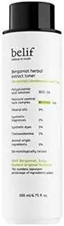 BELIF Bergamot Herbal Extract Toner, 200ml