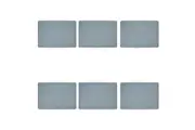 6x Maxwell and Williams Table Accents Textured Placemat 43x30cm - Dusty Blue