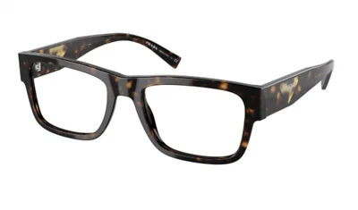 New Prada Reading Glasses VPR 15Y 2AU-1O1 54-19 145 Large Tortoise Frame Readers