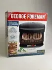 George Foreman 2 Serving Grill & Panini Non Stick Dishwasher Safe Drip Pan