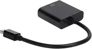 XUMIUZIY Mini Adapter, Mini DP to VGA Male to Female Display Port Adapter Support 1080P 1920x1200P Resolution Anti-Corrosion Converter