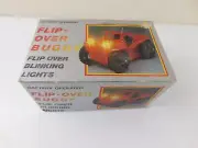Vintage Battery Operated Toy Orange Car 'Flip-Over Dune Buggy' NEW in Box