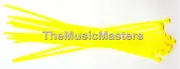 1000 Yellow 8" inch Wire Cable Zip Ties Nylon Tie Wraps 50lb USA Made Tiger Ties