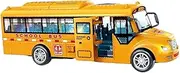 HONMEET Childrens Toys Trucks for Kids Toddlers Toys Pull Back and Go Cars Toy School Bus Pull Back School Bus Simulation Bus Toy School Bus Toys for Kids Ages 4-8 Car Toy for Boys Mini