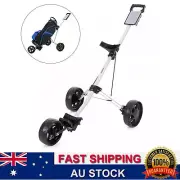 3-Wheels Golf Trolley Buggy Swivel Cart Bag Lightweight Foldable Aluminium Cart.