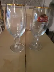 6 Stella Artois Chalice 33CL Glasses Beer Pub Bar stemware Pint glass 11.2oz New