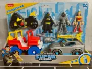 *CYBORG WONDER WOMAN BATMAN VEHICLES 2024 HEROES DC SUPER FRIENDS IMAGINEXT SET!