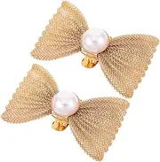 [VANZACK] 2pcs Detachable Plastic Shoe Clips For High Heels Elegant Shoe Buckles For Weddings And Formal Events Sparkling Charm High Heel Clips For Women