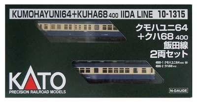 KATO N Gauge Iida Line 2-Car Set Moha Uni64 Kuha68400 Electric Train Model