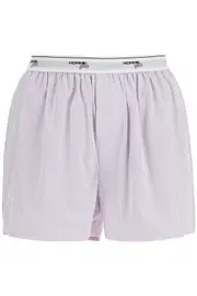 [HOMME GIRLS] HOMME GIRLS high-waisted lavender striped boxer S Purple