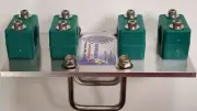 (4pc) 4" x 8" Dipole Element Al. Antenna Plate-3/4" Driver El. to 2" Square Boom