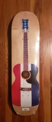 Buck Owens Guitar Skateboard Deck