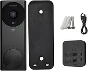 Smart HD Video Doorbell with Chime, WiFi Door Bell Ringer Battery Powered, HD, 2-Way Audio