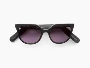 Lucyd Smart Sunglasses | Moonshot Model | Open Ear | Noise Canceling Mics | Voice Assistants Compatible | Narrow Size Chromatic Purple