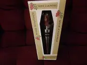 NEW Wine Country WINE STOPPER Connoisseur's Collection Wood w/Chrome NIB!