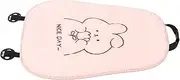 MUELODSIC Adorable Rabbit Plush Car Seat Backrest Cushion Slip Design for Fit for Front Seats Soft and Easy to Clean Plush Material