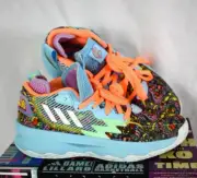 Adidas Damien Lillard Dame 8 Formula Zero 2022 Camp Sneakers HR1757 GS Sz 4.5