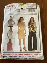 Burda 7644 Misses Stretchy Top Pattern