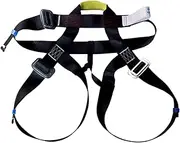 Climbing Harness Men – Half Body Safety Belt For Rappelling & Tree Climbing | Adjustable Construction Harness For Rescue, Rock Climbing, Welding, Thick Waist Strap For Secure Fit
