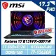 msi微星 Katana 17 B13VFK-089TW 17.3吋 電競筆電(雙碟特仕版)