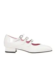 Buckle flats 36,37,38,39,40,41 white