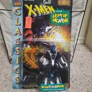 Vntg1996 Marvel X-Men Classics Nightcrawler Light-Up Sword Action Figure