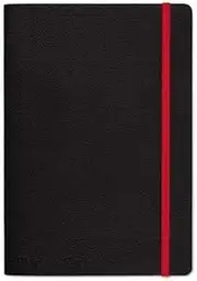 Soft Cover Notebook, Legal Rule, Black Cover, 8 1/4 x 5 3/4, 71 Sheets/Pad