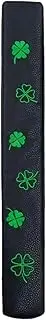 Golf Stick - Golf Headcovers, Lucky Clover Pattern Pu Leather |Leather Golf Golf Alignment Stick Case Holder Premium Leather Holds, Golf Club Protector, for Most Clubs