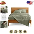 Modern Ultra-Soft Split California King Sheets - OEKO-TEX Certified, 5-Piece Set