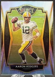 Aaron Rodgers 2020 Select Premier Level Silver Prizm Packers