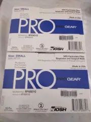Niosh N95 RP88010 particulare filter Respirator and surgical mask,PRO GEAR (100)