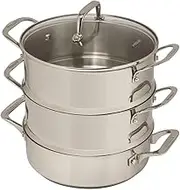 Pyrolux Pyrosteel 3-Tier Steamer Set, 24cm Silver