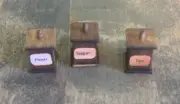 Dollhouse Miniature 1:12 Scale Wooden Canister Set of 3 #5340