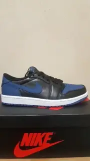 New Authentic Nike Air Jordan 1 Retro OG Low Mystic Blue Size US 7.5