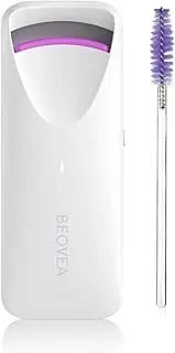 BEOVEA Heated Eyelash Curler – Fast 8-Second Heat for Long-Lasting Curls – Portable Rechargeable Heated Lash Curler, Safe & Effective Eyelash Curlers for All-Day Volume and Lift