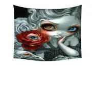 Scary Gothic Art the Nightingale and the Rose Tapestry