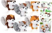 6 Pcs Squirrel Stuffed Animal Plush 4.7 Inch Cute Squirrel Plush Small