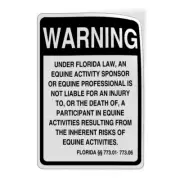 Vertical Vinyl Stickers Florida Law, Equine Activist Not Liable for Injury Death