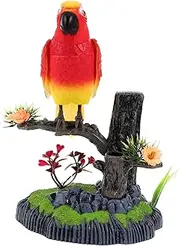Abaodam Electric Interactive Bird Realistic Chirping Sound Machine for Engaging Sensor Activated Plaything for Home School and Daycare Cute Simulation Bird Adornment