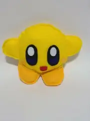 Yellow Kirby Inspired Plush Chibi Kawaii Cute Fanart