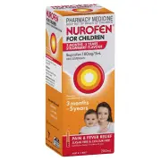Nurofen For Children 3 Months -5 Years (Strawberry Flavour) 200ml
